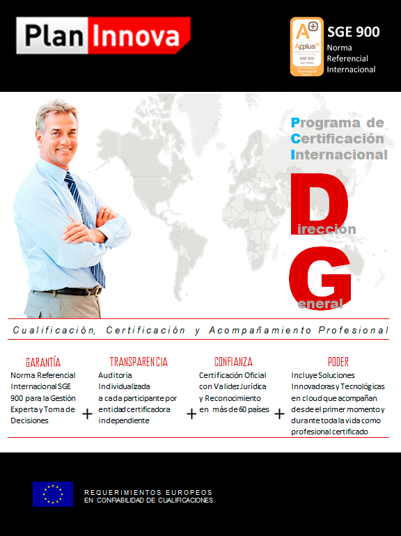 PCI-DG Programa de Dirección General Certificado SGE 900